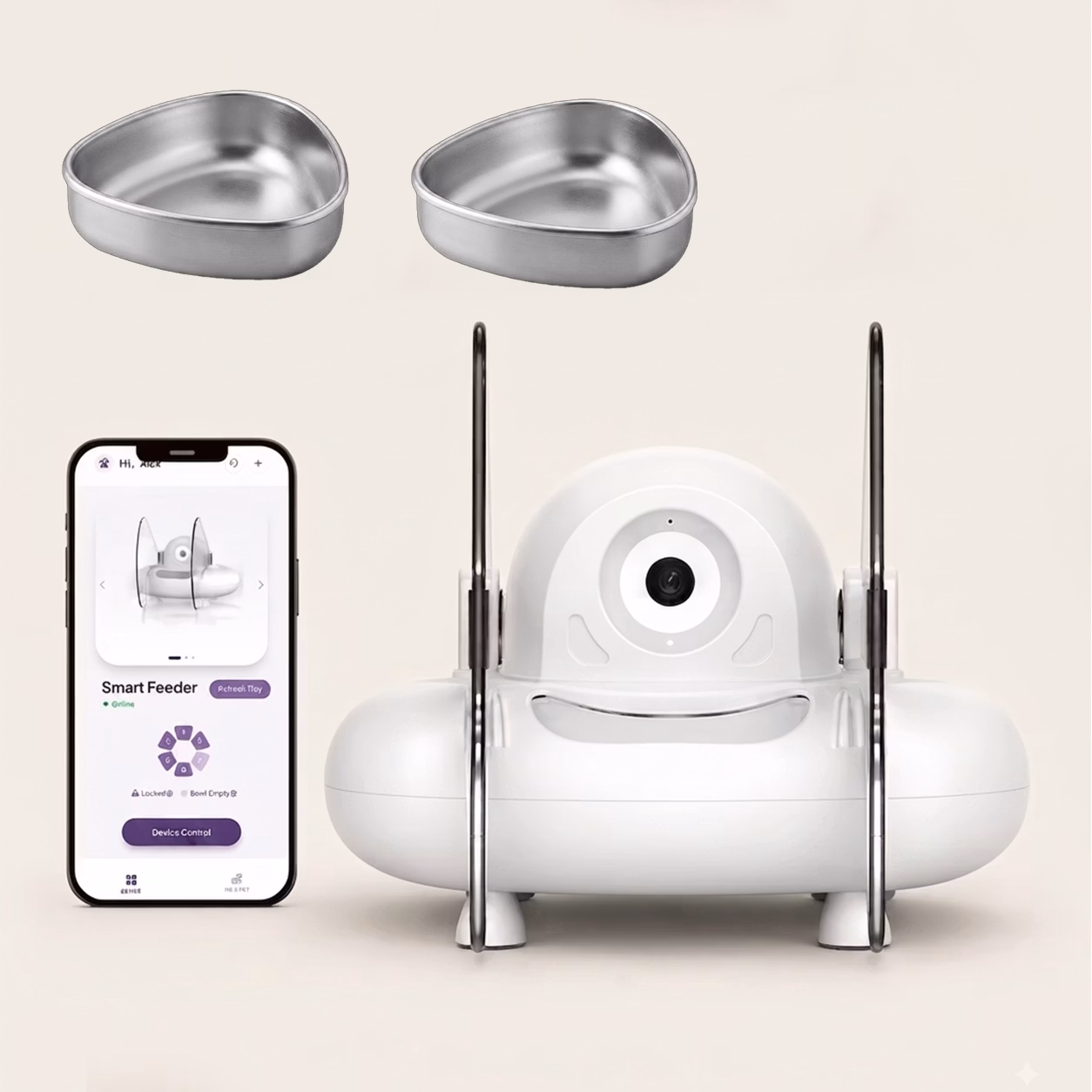 AI Facial Recognition Cat Feeder for Multiple Cats